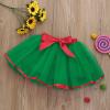 Baby Kids Girls Solid Color Tulle Tutu Ballet Skirts Bowknot Lace Up Dance Skirts Casual Skirt for (Green, 3-8 Years) view 3