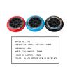 JHKJ Hardness 85A Inline WheeIs for Inline Replacement Wheels for Big Wheel Professional Speed Skating 90mm 100mm 110mm,Red,90mm view 3
