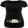 Baby Shower Dresses for Mommy to Be Cute Maternity Dress Motherhood Mom Shirts Women Coming Soon Shirt Graphic Tees T Announcement Brewing -Black - Baby Maternity T-Shirt-[40022012-AF]-Small view 3