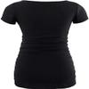 Baby Shower Dresses for Mommy to Be Cute Maternity Dress Motherhood Mom Shirts Women Coming Soon Shirt Graphic Tees T Announcement Brewing -Black - Baby Maternity T-Shirt-[40022012-AF]-Small view 4