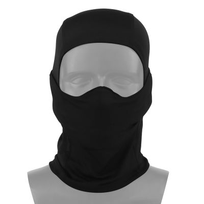 AOUTACC Balaclava Airsoft Mask, Style Airsoft Full Face Protective Mask, Silicone Mask for Outdoor/Airsoft/Hunting/Paintball/Cycling-Black
