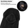 AOUTACC Balaclava Airsoft Mask, Style Airsoft Full Face Protective Mask, Silicone Mask for Outdoor/Airsoft/Hunting/Paintball/Cycling-Black view 4