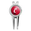 University of Cincinnati Primary Logo Golf Divot Repair Tool and Ball Marker view 1