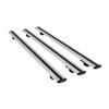 Compatible with Skoda Yeti 2009-2017 BASIC Model Car Roof Rack Cross Bar Grey Aluminium 3 Bars view 1