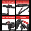 Adjustable Weight Bench Workout Bench Dumbbell Bench Supine Board, Fitness Bench Press Stool,Weightlifting Dumbbell Bench Multi-Function Household Abdominal Muscles Fitness Chair Men and Women Sit-Ups view 2