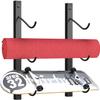 Katzowen Multi-Purpose Storage Carrier Skateboard Hanger Longboard Wall Mount, for Skis, Snowboards, Fishing Rods, Wakeboards, Scooters, Workout Mats & More (Size : 3-Shelf) view 1