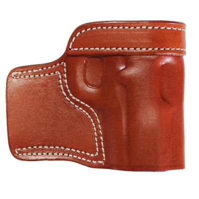 YT HOBBY Fast Draw Outside The Waist Band OWB Carry Handmade Leather Gun Holster (Brown - Right Hand, for Glock 26/27/28/33/39)
