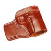 YT HOBBY Fast Draw Outside The Waist Band OWB Carry Handmade Leather Gun Holster (Brown - Right Hand, for Glock 26/27/28/33/39) view 2