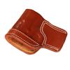 YT HOBBY Fast Draw Outside The Waist Band OWB Carry Handmade Leather Gun Holster (Brown - Right Hand, for Glock 26/27/28/33/39) view 4