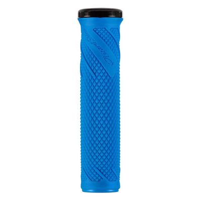 Lizard Skins Wasatch Lock On Grips Lock On Blue/Black 136mm