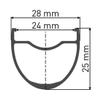 DT Swiss HG 1800 Spline 700C RR HG1800 Spline CL view 2