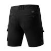 7 Inch Inseam Shorts Men Stretch Cotton Gym Shorts for Men 2023 Regular and Big & Tall Buckle Zipper Tooling Shorts with Pockets Outdoor Fashion Plus Size High Waist Shorts Black M view 2