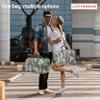 Lucky Travel Duffel Bags 85L, Gym Bag, Travel Bag & Large Duffle Bag for Men, Foldable Overnight Weekender Bags for Women & Men with Adjustable Shoulder Strap, Camo view 3