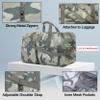 Lucky Travel Duffel Bags 85L, Gym Bag, Travel Bag & Large Duffle Bag for Men, Foldable Overnight Weekender Bags for Women & Men with Adjustable Shoulder Strap, Camo view 4