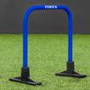 FORZA Soccer Pro Passing Arcs [4 Pack] - Grass/4G Pitches - Optional Bases (with Bag, Electric Blue, with Base) view 1