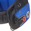 SCUBAPRO Glide Front Adjustable Scuba Diving BCD with Balanced Power Inflator for Recreational Diving, 2XL, Blue view 3