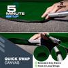Universal 3 Bow Bimini Top Replacement Canvas, Bimini Top Canvas Only with Zip-On Storage Boot, 900D Marine Grade, Waterproof, Fadeproof Sun Shade Boat Canopy, No Frame, 54-60" W, Hunter Green view 3
