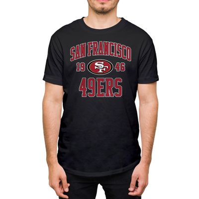 Hybrid Sports NFL - San Francisco 49ers - Established - Men's and Women's Short Sleeve T-Shirt - Size Large - San Francisco 49ers - Black