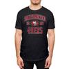 Hybrid Sports NFL - San Francisco 49ers - Established - Men's and Women's Short Sleeve T-Shirt - Size Large - San Francisco 49ers - Black view 1