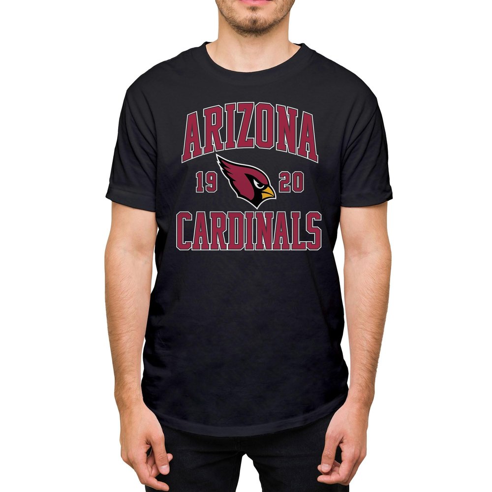 Hybrid Sports NFL - Arizona Cardinals - Established - Men's and Women's Short Sleeve T-Shirt - Size Large, Arizona Cardinals - Black