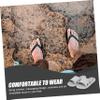 BESTOYARD Men's Adult 8 US Grey Open Toe Flat Heel Breathable PVC Casual Indoor/Outdoor SLIPPER view 4