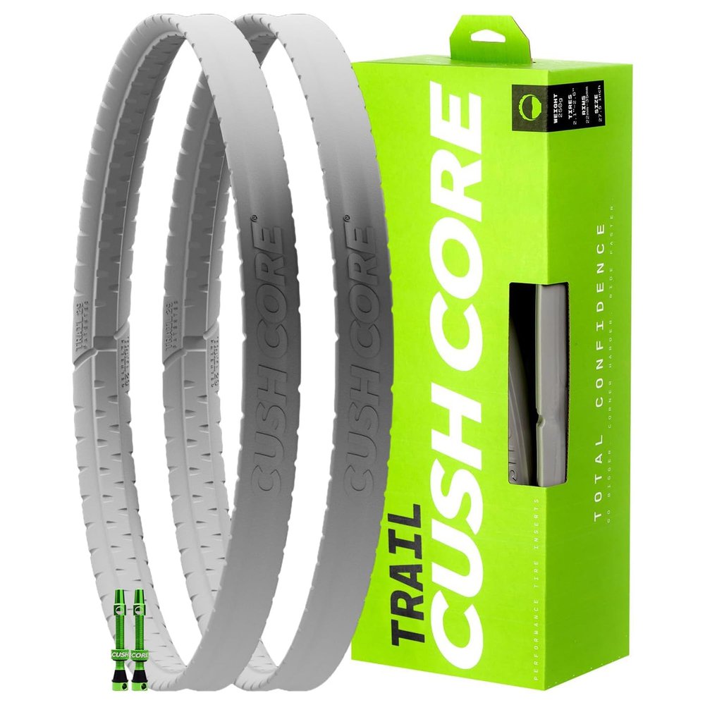 CushCore Trail Mixed Set - Bicycle Tire Insert, for All Riders, Designed for Flat Prevention, Lightweight Design, Helps Improve Ride Quality, Fits 2.1"-2.6" Tires (2-Pack, 27.5, 29")