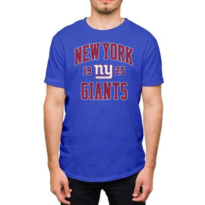 Hybrid Sports NFL - New York Giants - Established - Men's and Women's Short Sleeve T-Shirt - Size Large - New York Giants - Royal Blue