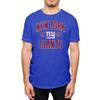 Hybrid Sports NFL - New York Giants - Established - Men's and Women's Short Sleeve T-Shirt - Size Large - New York Giants - Royal Blue view 1