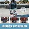 CleverMade Collapsible Insulated Cooler Bag  24 Can Leakproof Soft Cooler for Beach, Travel, Car  Shoulder Strap, Bottle Opener  Camo view 4