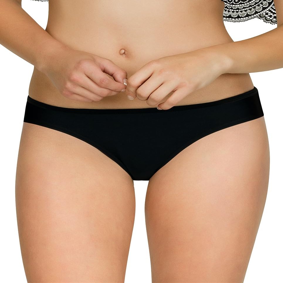 PARFAIT MOD Pure S8123 Womens's Bikini Bottom-Black-M