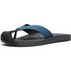 KEEN Men's Barbados Breathable Comfortable Sandals Toe Protection Flip-Flops, Legion Blue/Antique Moss, 9 view 1