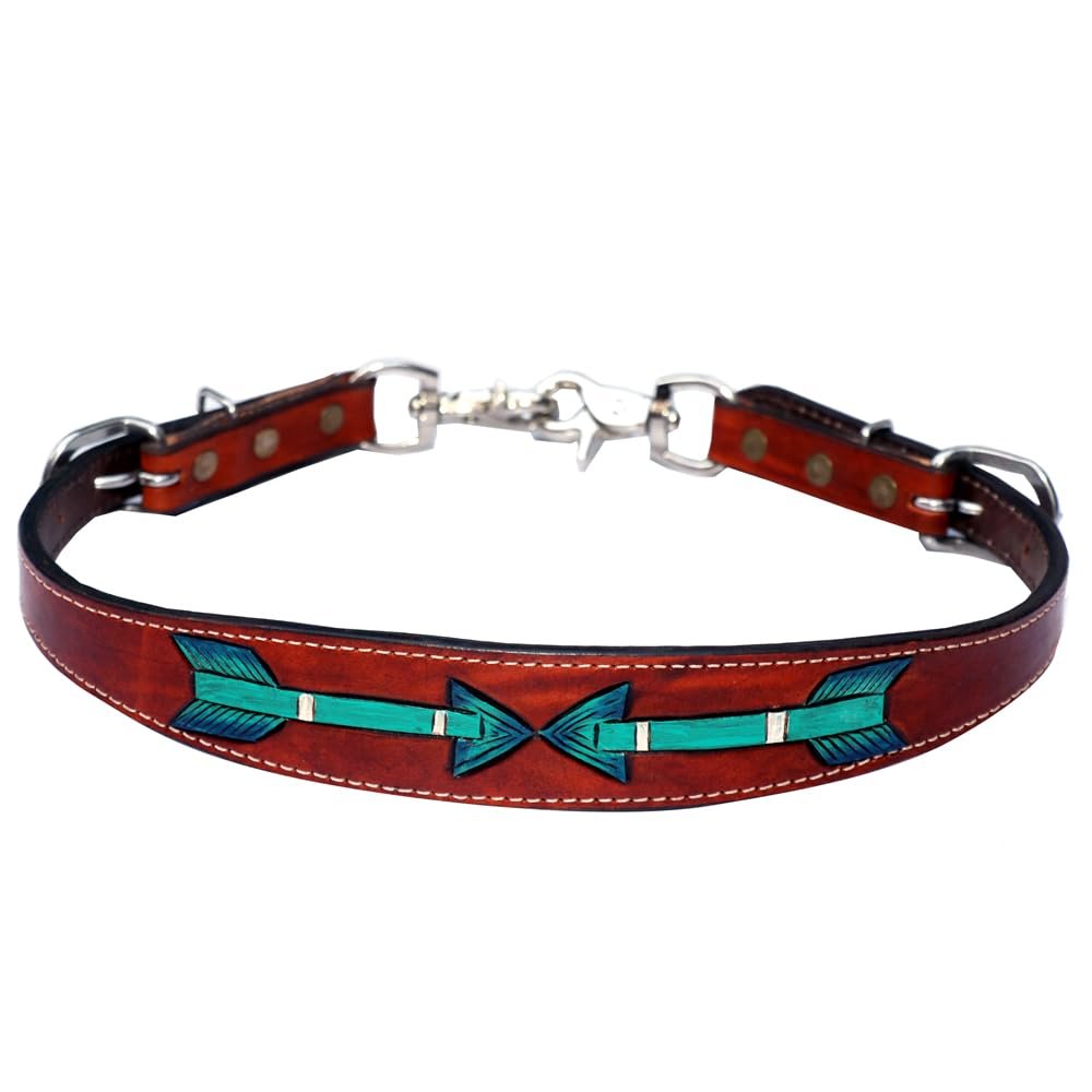 BAR H EQUINE American Leather Horse Saddle Wither Strap
