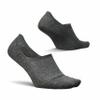 Feetures Elite Light Cushion Invisible Socks - Anti-Slip Sport Sock Liner with Targeted Compression - Gray, M (1 Pair) view 1