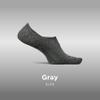 Feetures Elite Light Cushion Invisible Socks - Anti-Slip Sport Sock Liner with Targeted Compression - Gray, M (1 Pair) view 2