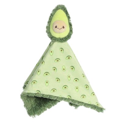 Aurora Snuggly Precious Produce Avocado Luvster Baby Stuffed Animal - Bright & Colorful Design - Security and Sleep Aid - Green 13 Inches