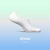 Feetures Elite Light Cushion Invisible Socks - Anti-Slip Sport Sock Liner with Targeted Compression - White, S (1 Pair) view 2