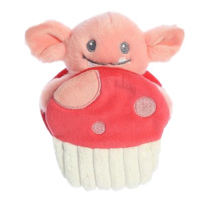 Ebba Playful Pocket Peekers Gribble Goblin Baby Stuffed Animal - Soft & Cuddly Toy - Interactive Playmate & Comforter - Peach 5.5 Inches