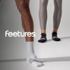 Feetures Elite Ultra Light Cushion Ankle Socks - Sport Sock with Targeted Compression - New White, M (1 Pack) view 2