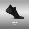 Feetures Elite Max Cushion No Show Tab Ankle Socks - Sport Sock with Targeted Compression - New Black, L (1 Pair) view 3