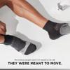 Feetures Elite Light Cushion Quarter Solid - Sport Sock with Targeted Compression - New Black, S (1 Pair) view 2