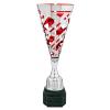 Trophymonster Silver and Red Laser Cup | for Club, School & Presentations | Free Engraving 3 Sizes view 1