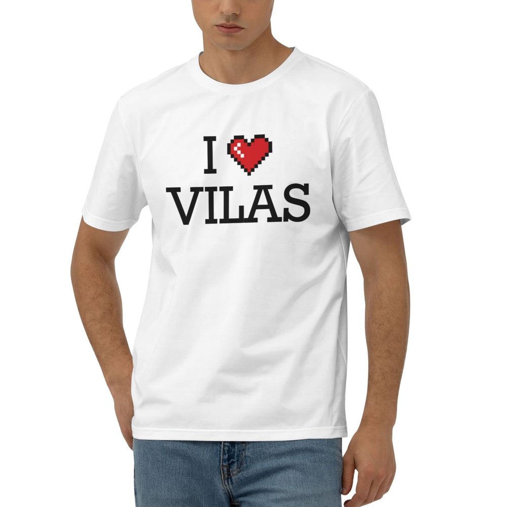 Abipuir Funny Womens Shirts I Love Vilas T Shirt Womens Funny Tshirts (Color : Colour, Size : X-Large)