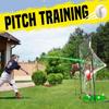 Baseball Net - Pitching & Hitting Net (9 Strike Zone, Portable & Quick-Fold) Gifts for Kids & Teens | Training Aids Equipment 5'x5', Black view 4