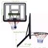HAILM Wall Basketball Hoop Outdoor Indoor 110 * 75Cm/ 43.3 * 29.5In Garage Mounted with Pvs Transparent Backboard Mounting Kit for Kids Adults Boys Teens Students Basketball Goals view 2