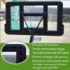 HAILM Wall Basketball Hoop Outdoor Indoor 110 * 75Cm/ 43.3 * 29.5In Garage Mounted with Pvs Transparent Backboard Mounting Kit for Kids Adults Boys Teens Students Basketball Goals view 4