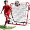 Soccer Rebounder Rebound Net, Kick-Back 3X3FT | Football Training Gifts, Aids & Equipment for Kids Teens & All Ages, Portable, 6 Adjustable Angles view 1