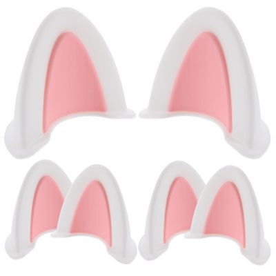 HOMSFOU Motorcycle Helmet Cat Ear Accessories 3 Pairs Self-Adhesive Kitten Ear Decorations for Scooter Bicycle Helmet Unique Ornament