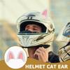 HOMSFOU Motorcycle Helmet Cat Ear Accessories 3 Pairs Self-Adhesive Kitten Ear Decorations for Scooter Bicycle Helmet Unique Ornament view 2