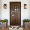 Autumn Door Mats Outdoor Beware of Bearded Collie Rug Home Mats for Front Door Large Door Mats Outdoor (Size : 40X60CM) view 4