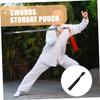 Cabilock Japanese Sword Carrying Pouch Durable Black Storage Bag for Chinese Swords Protective Design for Practice and Cosplay view 2